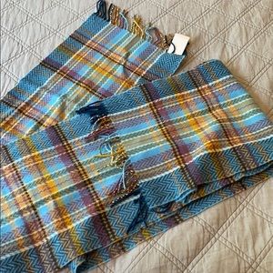2 Plaid Scarves